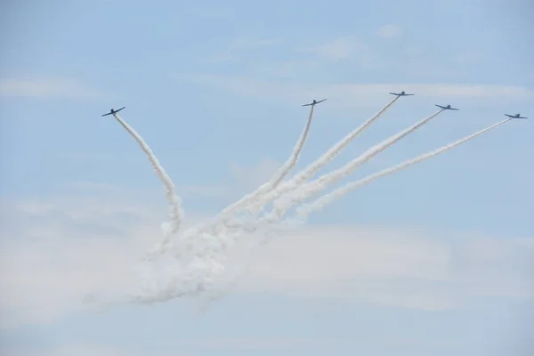 Chicopee Juli Geico Skytypers 2018 Grote New England Airshow Westover — Stockfoto