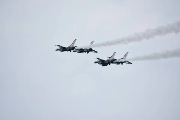 Chicopee Jul 2018 Thunderbirds Fuerza Aérea Los Estados Unidos Gran — Foto de Stock