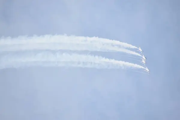 Chicopee Červenec 2018 Americké Letectvo Thunderptactvu Velké Nové Anglii Airshow — Stock fotografie