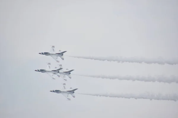 Chicopee Jul 2018 Air Force Thunderbirds Great New England Airshow — Stock Photo, Image