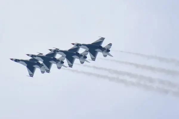 Chicopee Jul 2018 Thunderbirds Fuerza Aérea Los Estados Unidos Gran — Foto de Stock