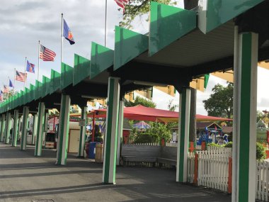Çavdar, Ny - Haziran 3: Playland Park çavdar, 3 Haziran 2018 üzerinde görüldüğü gibi New York'da. Parkta 1928 yılında inşa edilmiş.