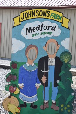 MEDFORD, NJ - 29 Temmuz 2019 'da Medford, New Jersey' deki Johnsons Corner Farm.