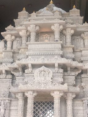 Robbinsville, Nj - Tem 28: Akshardham tapınak içinde Robbinsville, 28 Temmuz 2018 üzerinde görüldüğü gibi NewJersey'e. Üzerinde 162 dönüm dönüm açısından dünyanın en büyük Hindu Tapınağı yapma, yayılmaya planlanmaktadır.