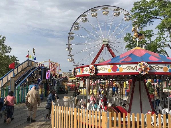 Σίκαλη Ιουν Playland Πάρκο Στη Σίκαλη Νέα Υόρκη Όπως Φαίνεται — Φωτογραφία Αρχείου