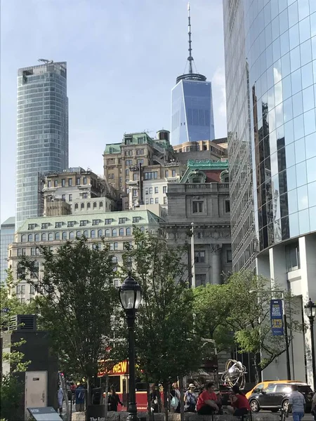 纽约州纽约市 Jun 2018年6月9日的纽约市曼哈顿下城视图 — 图库照片
