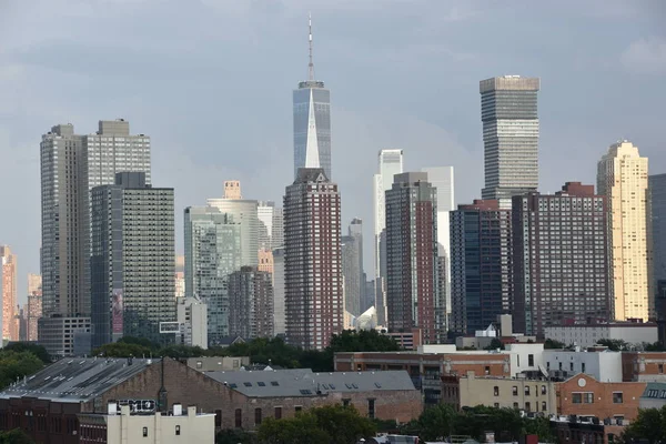 Lower Manhattan Skyline New York City — Stockfoto