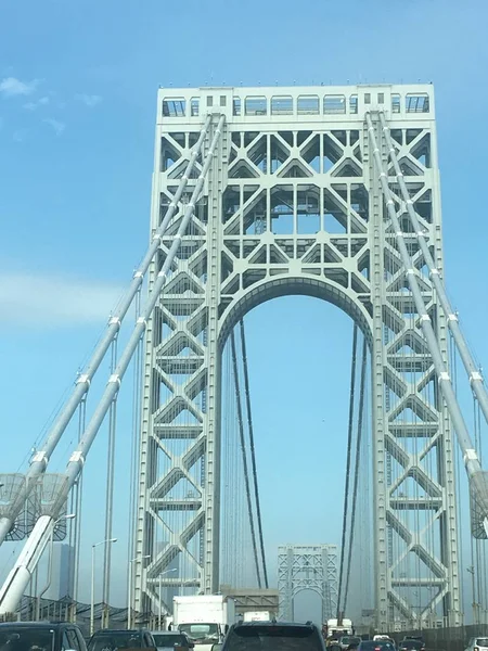 Νέα Υόρκη Ιούλ George Washington Bridge Στη Νέα Υόρκη Και — Φωτογραφία Αρχείου