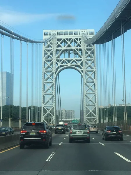 Nova Iorque Jul George Washington Bridge Nova York Nova Jersey — Fotografia de Stock