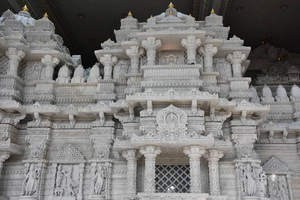 Robbinsville Tem Akshardham Tapınak Içinde Robbinsville Temmuz 2018 Üzerinde Görüldüğü — Stok fotoğraf