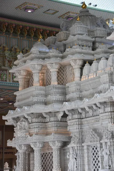 Robbinsville Ιούλ Akshardham Ναός Στο Robbinsville Νιου Τζέρσεϋ Όπως Φαίνεται — Φωτογραφία Αρχείου