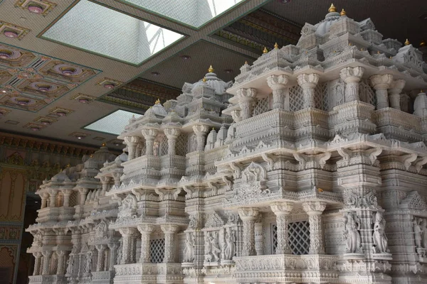 Robbinsville Ιούλ Akshardham Ναός Στο Robbinsville Νιου Τζέρσεϋ Όπως Φαίνεται — Φωτογραφία Αρχείου