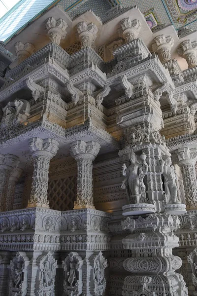 Robbinsville Tem Akshardham Tapınak Içinde Robbinsville Temmuz 2018 Üzerinde Görüldüğü — Stok fotoğraf