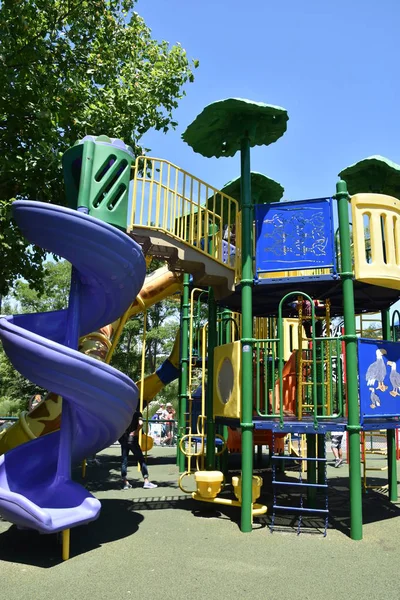 Boston Giugno Parco Giochi Bambini Franklin Park Zoo Boston Massachusetts — Foto Stock