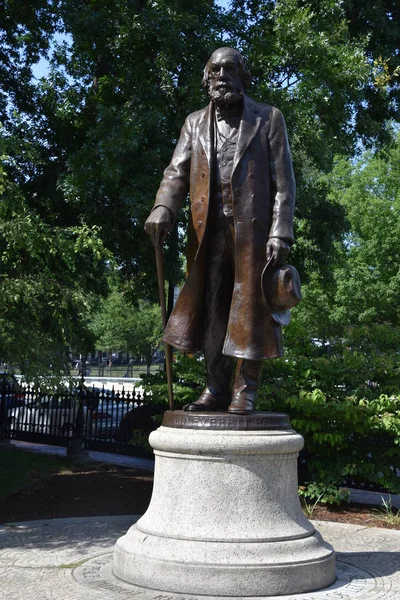 Edward Everett Hale Staty Public Garden Boston — Stockfoto