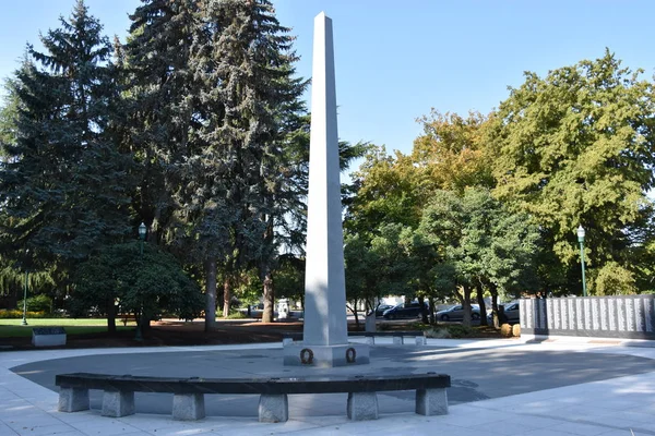 2018年8月18日 オレゴン州セイラムでの第二次世界大戦記念碑 — ストック写真