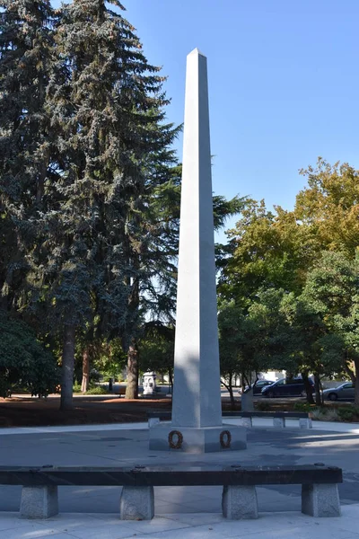 Salem Ago Monumento Segunda Guerra Mundial Oregón Salem Oregón Visto — Foto de Stock