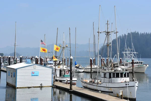FLORENCE, or - 19 AUG: Siuslaw Limanı, Floransa, Oregon, 19 Ağustos 2018.