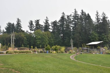 PORTLAND, OR - 20 AUG Oregon Hayvanat Bahçesi Portland, Oregon 'daki Washington Park' ta, 20 Ağustos 2018 'de görüldüğü gibi.