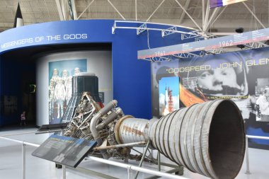 Oregon McMinnville Ağustos 21:, 21 Ağustos 2018 üzerinde görüldüğü gibi Oregon Mcminnville, Uzay Müzesi Evergreen. Bu 2008 yılında açılan sergi salonu ve Titan II ICBM ve uzay teknolojisi üzerinde duruluyor.