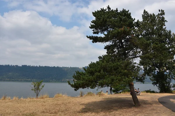 Rooster Rock State Park Portland Oregon — Fotografia de Stock