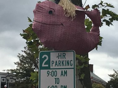 Yeni Canaan, Ct - Eki 28: Yıllık Cadılar Bayramı Geçit Töreni ve Trick-Or-Treating Yeni Canaan, Connecticut, görüldüğü gibi Ekim 28, 2018.
