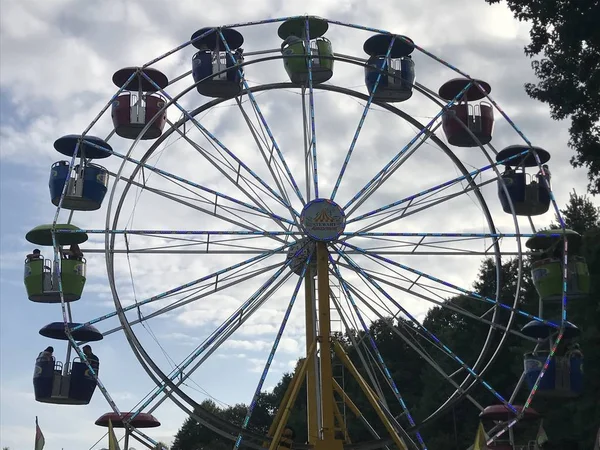 Stamford, Connecticut 'taki St Leos Fuarı ve Karnavalı, 1 Eylül 2018' de görüldüğü gibi..