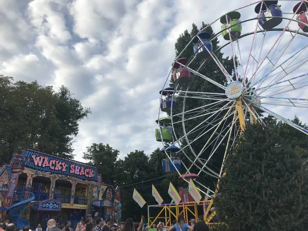 Stamford Września 2018 Leos Fair Carnival Stamford Connecticut — Zdjęcie stockowe