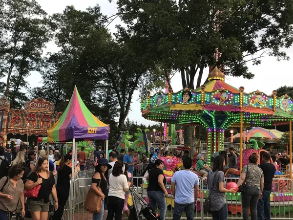 Stamford Września 2018 Leos Fair Carnival Stamford Connecticut — Zdjęcie stockowe