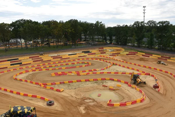 West Berlin Sep Diggerland Usa Único Parque Aventura Temático Construção — Fotografia de Stock