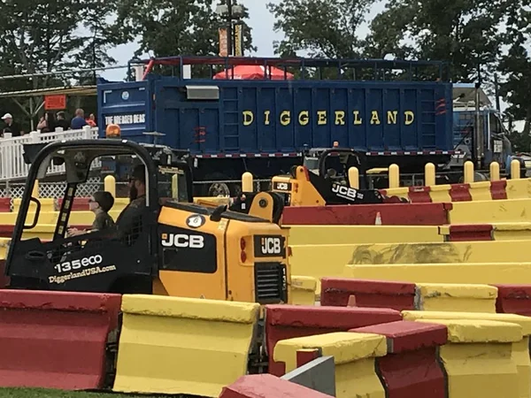 Västberlin Sep Diggerland Usa Bara Konstruktion Tema Äventyrsparken Nordamerika Där — Stockfoto