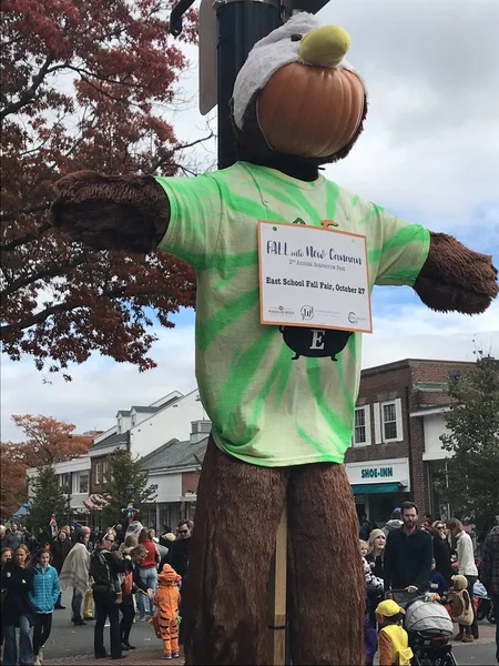 New Canaan Oct Desfile Anual Halloween Trick Treating New Canaan — Foto de Stock