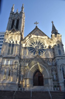 Austin, Teksas - Eki 13: Austin St Mary Katedrali, Teksas, görüldüğü gibi Ekim 13, 2018. 