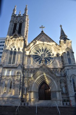 Austin, Teksas - Eki 13: Austin St Mary Katedrali, Teksas, görüldüğü gibi Ekim 13, 2018. 