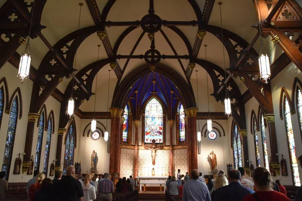 Austin Texas Oct Mary Cathedral Austin Texas Seen Oct 2018 — стоковое фото