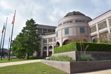Austin, Tx - Eki 14: 14 Ekim 2018 tarihinde görüldüğü gibi Austin, Teksas Bullock Texas Devlet Tarih Müzesi. Onun belirtilen misyonu 