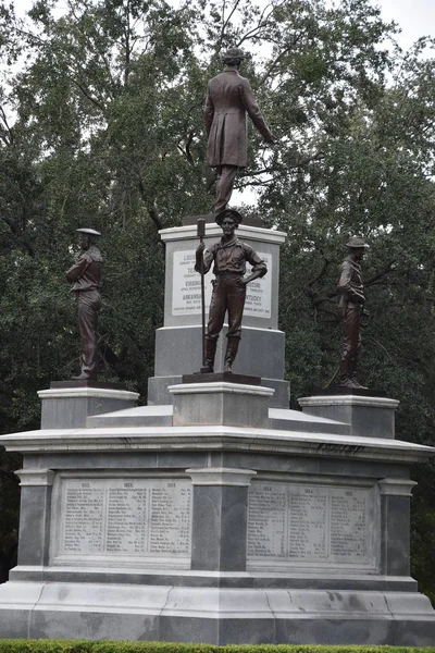 Austin Oct Monumento Los Soldados Confederados Los Terrenos Del Capitolio — Foto de Stock