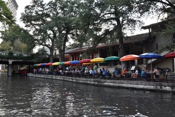 San Antonio Octubre Riverwalk San Antonio Texas Visto Octubre 2018 — Foto de Stock