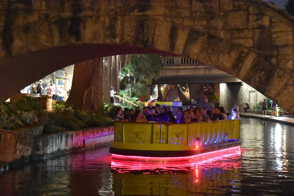 San Antonio Oct Riverboat Sur Riverwalk San Antonio Texas Comme — Photo