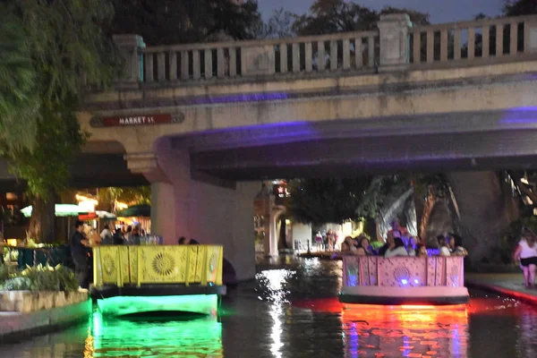 San Antonio Oct Riverboat Riverwalk San Antonio Texas Como Visto — Fotografia de Stock