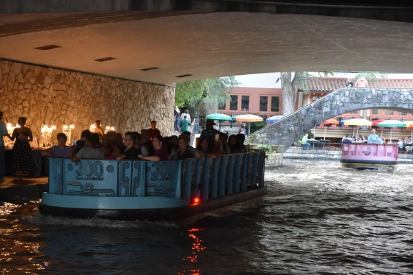 Сан Антоніо Штат Техас Жовтня Riverboat Riverboat Сан Антоніо Штат — стокове фото