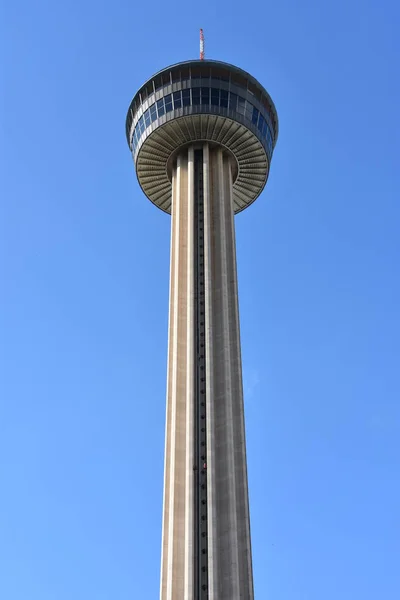 テキサス州サンアントニオ 10月14日 テキサス州サンアントニオのアメリカ大陸の塔 2018年10月14日 タワーはサンアントニオの建築家オニールフォードによって設計され 1968年の世界博フェア ヘミスフェア 68のテーマ構造として建てられました — ストック写真