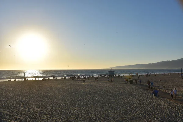 Santa Monica Október Santa Monica Beach Kaliforniában Látható Október 2018 — Stock Fotó