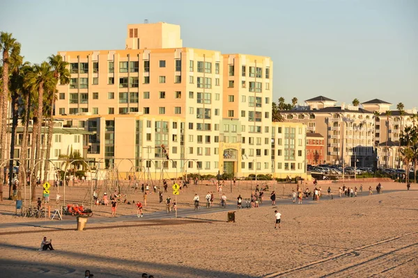 Santa Monica Oct Santa Monica Beach Kalifornien Som Sett Oct — Stockfoto