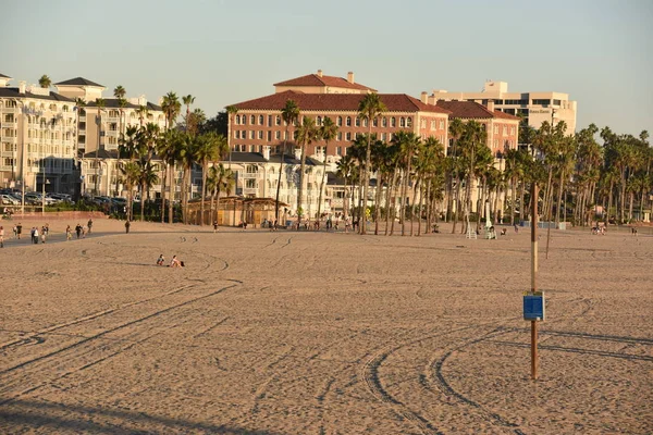 Santa Monica Říjen Pláž Santa Monica Kalifornii Viděna Října 2018 — Stock fotografie