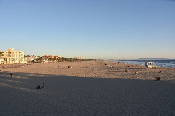 Santa Monica Ottobre Santa Monica Beach California Come Visto Ottobre — Foto Stock