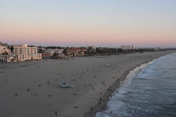 Santa Monica Říjen Pláž Santa Monica Kalifornii Viděna Října 2018 — Stock fotografie