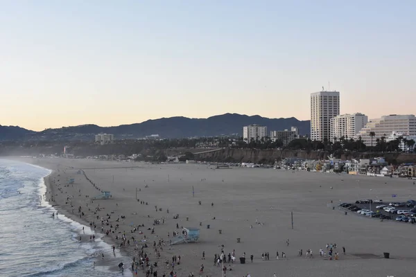 Santa Monica Október Santa Monica Beach Kaliforniában Látható Október 2018 — Stock Fotó