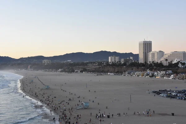 Santa Monica Eki Santa Monica Beach Kaliforniya Ekim 2018 Tarihinde — Stok fotoğraf