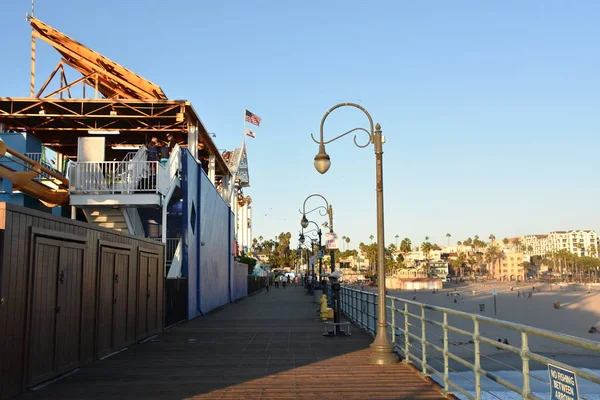 Santa Monica Oct Pacific Park Santa Monica Pier California Seen — 图库照片